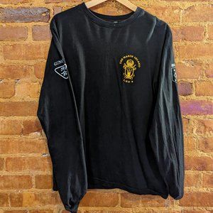 Vintage Navy Marines Long Sleeve Men's Medium